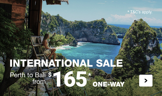 Perth to Bali Sale deal